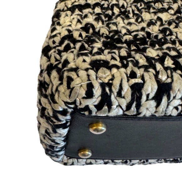 Chanel Tweed Coco Handle Black Tweed Purse - Picture 4 of 8